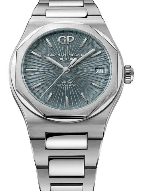Girard Perregaux Laureato Szary 42 mm Stal 81010-11-3475-1CM