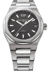 Girard Perregaux Laureato Czarny 42 mm Stal 81010-11-634-11A