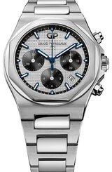 Girard Perregaux Laureato Srebrny 42 mm Stal 81020-11-131-11A
