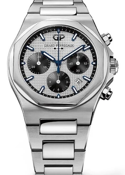 Girard Perregaux Laureato Szary 42 mm Stal 81020-11Z131-11A