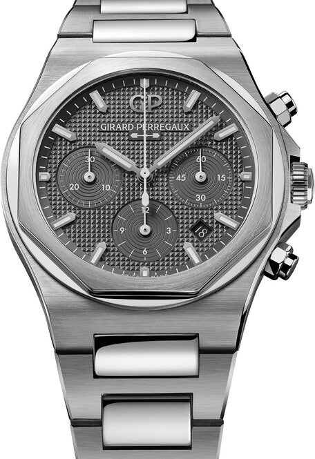 Girard Perregaux Laureato Szary 42 mm Tytan 81020-21-3263-1CM
