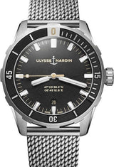 Ulysse Nardin Diver Czarny 42 mm Stal 8163-175-7MIL/92