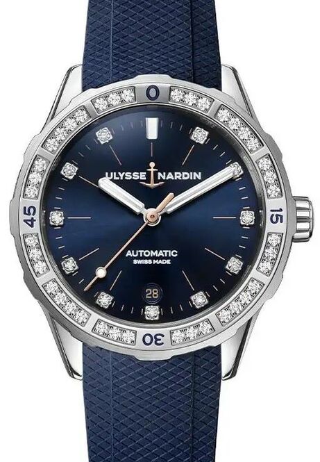 Ulysse Nardin Diver Niebieski 39 mm Stal 8163-182B-3/13