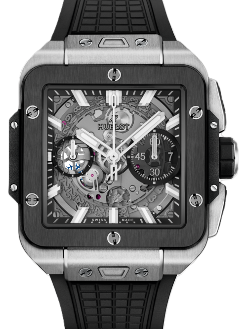 Hublot Square Bang Szkieletowany 42 mm Tytan 821.NM.0170.RX