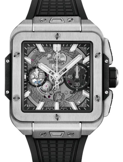 Hublot Square Bang Szkieletowany 42 mm Tytan 821.NX.0170.RX