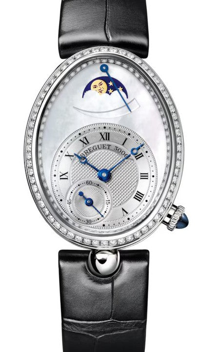 Breguet Reine de Naples Masa perlowa 36.5 mm Zloto biale