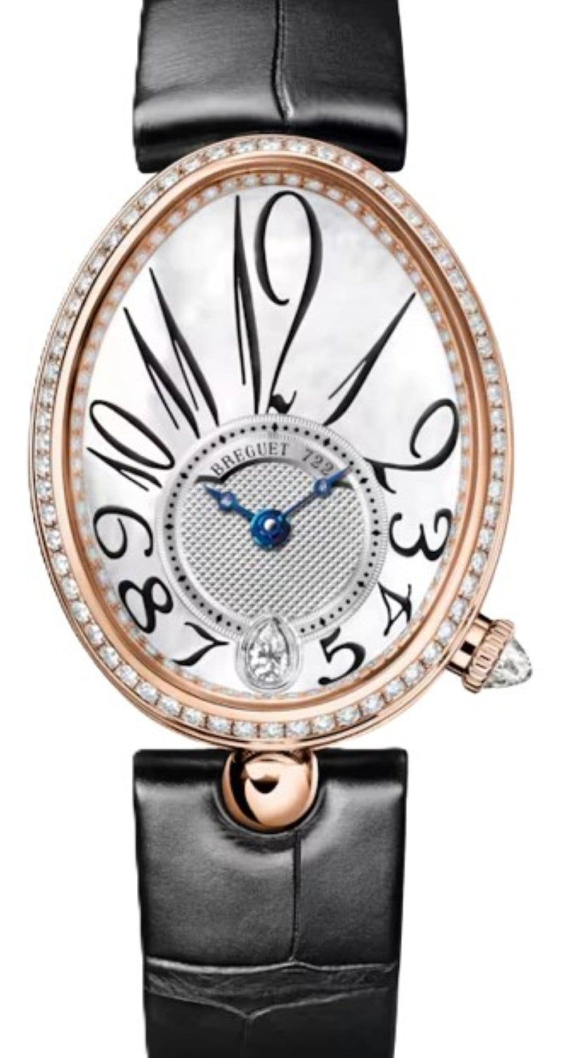 Breguet Reine de Naples Masa perlowa 36,5 x 28,45 mm Zloto rozowe 8918BR/58/964/D00D3L