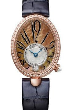 Breguet Reine de Naples Masa perlowa 28.45 mm Zloto rozowe