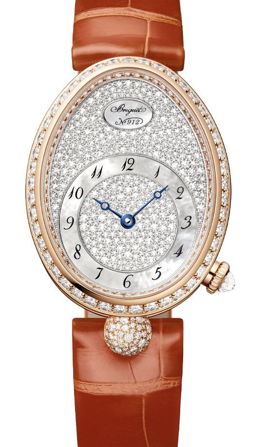 Breguet Reine de Naples Zloto biale 38,45 x 28,45 mm Zloto biale