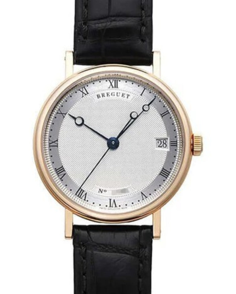 Breguet Classique Srebrny 34 mm Zloto rozowe 9067BR/12/976