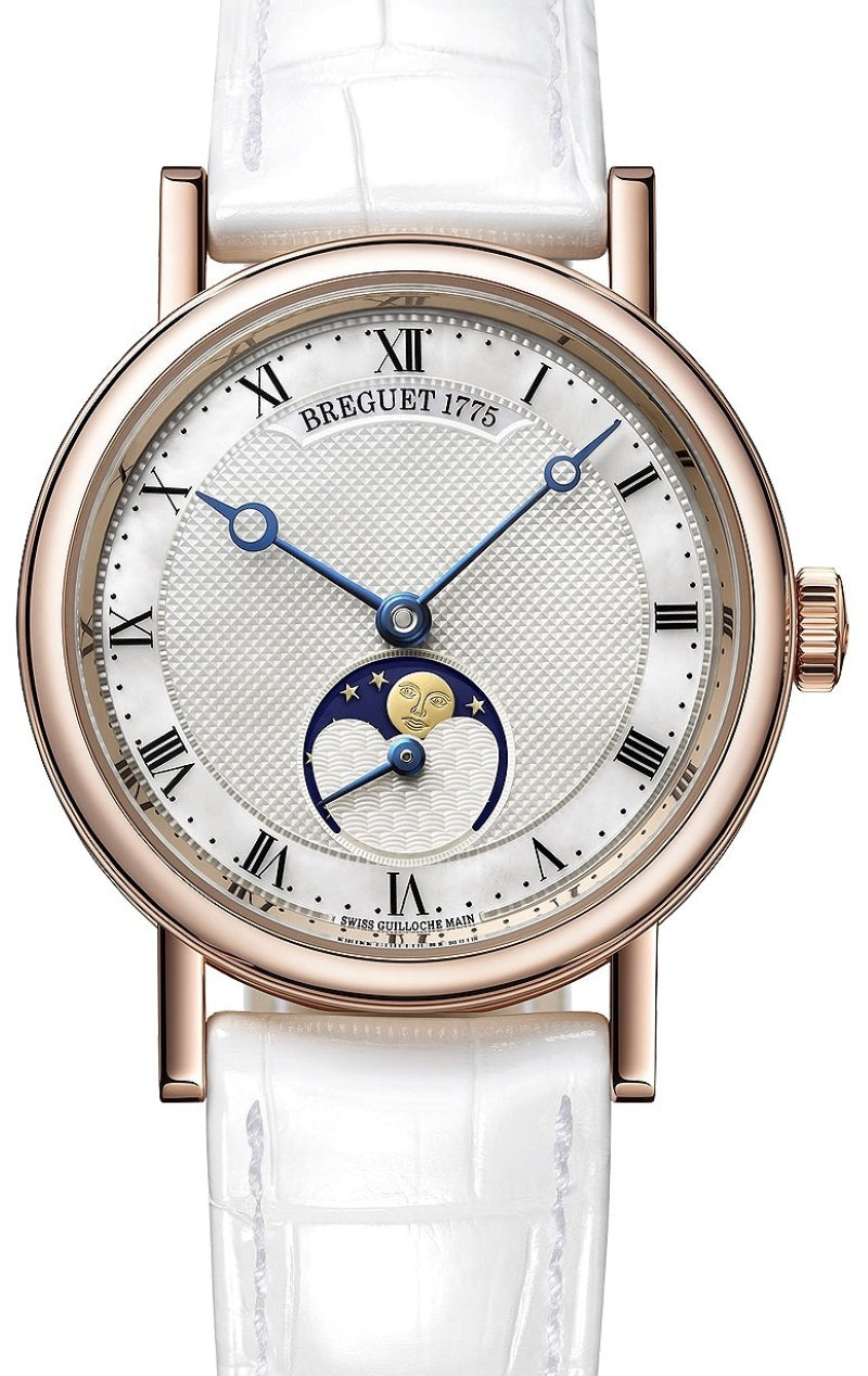 Breguet Classique Masa perlowa 30 mm Zloto rozowe 9087BR/52/964