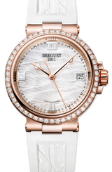 Breguet Marine Bialy 33.8 mm Zloto rozowe 9518BR/52/584/D000