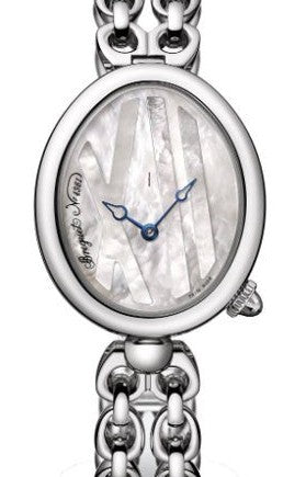 Breguet Reine de Naples Masa perlowa 32.7 mm Stal