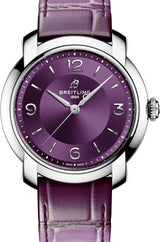 Breitling Lady Premier Fioletowy 36 mm Stal A10310121Q1P1