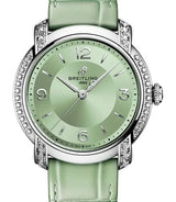 Breitling Lady Premier Zielony 36 mm Stal A10310671L1P1