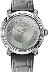 Breitling Lady Premier Szary 36 mm Stal A10310671M1P1