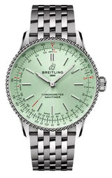 Breitling Navitimer Zielony 36 mm Stal A17327361L1A1