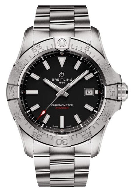 Breitling Avenger Czarny 42mm Stal A17328101B1A1