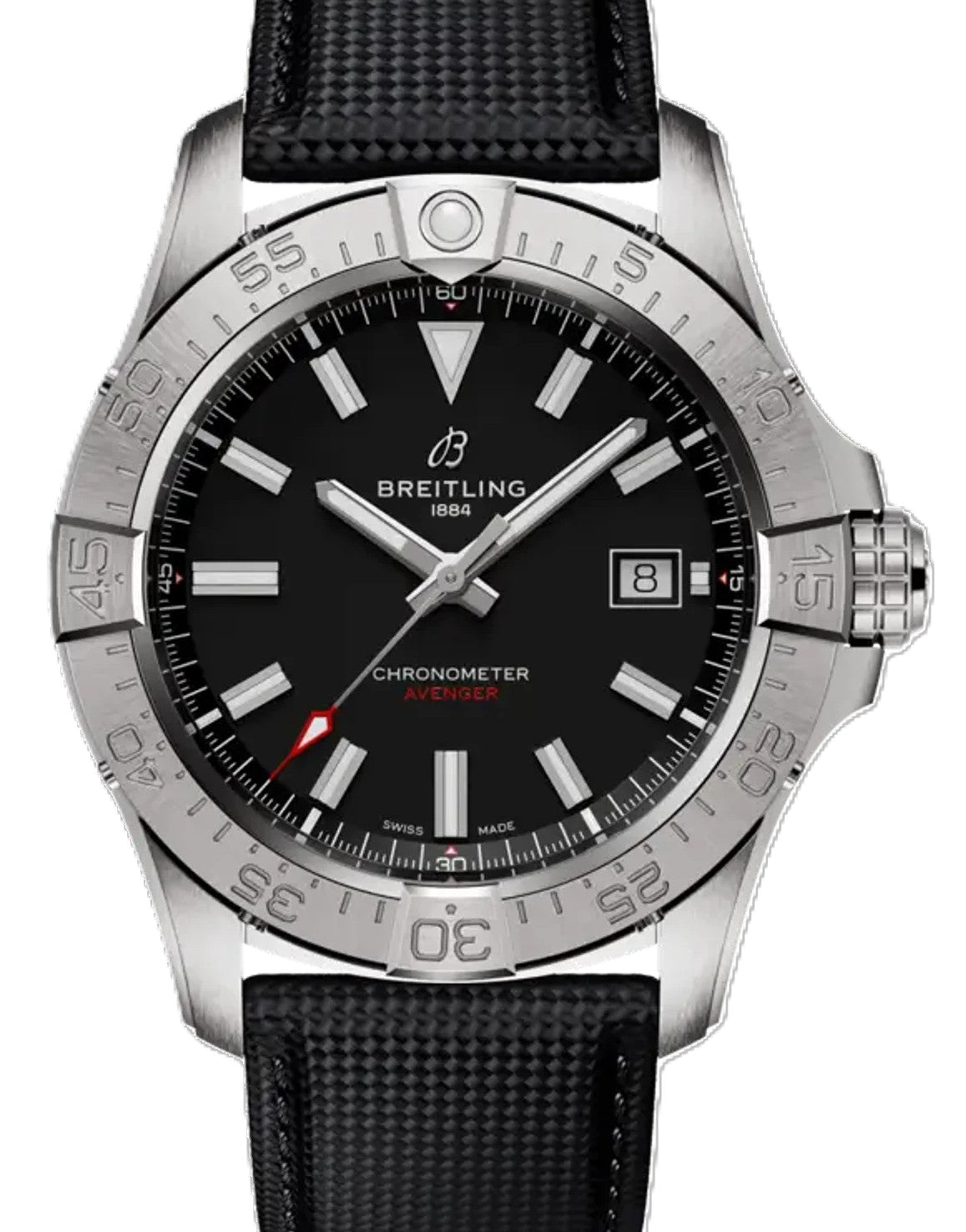 Breitling Avenger Czarny 42 mm Stal A17328101B1X1