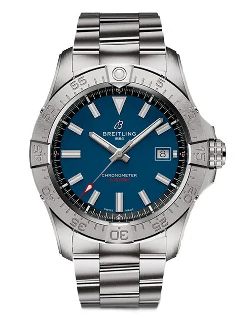 Breitling Avenger Niebieski 42 mm Stal A17328101C1A1