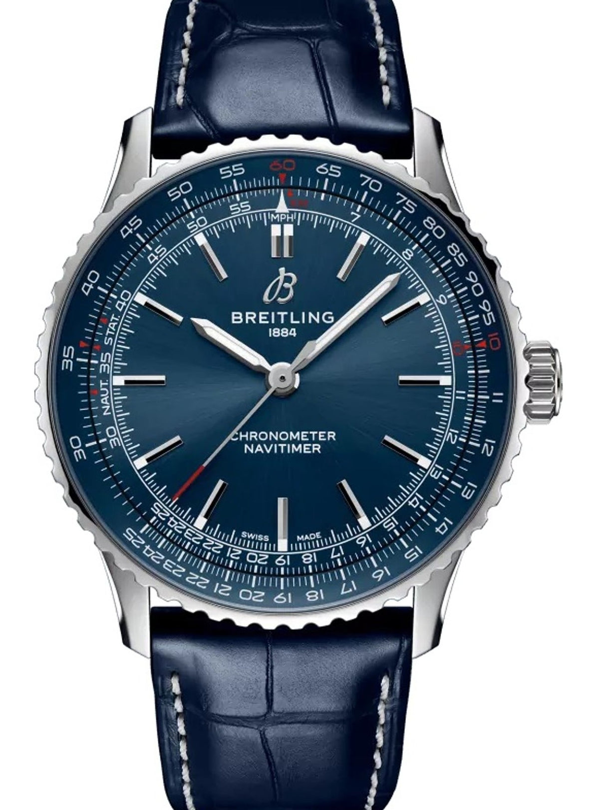 Breitling Navitimer Niebieski 41mm Stal A17329161C1P1