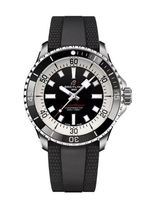Breitling Superocean Czarny 42mm Stal A17375211B1S1