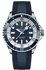 Breitling Superocean Niebieski 42mm Stal A17375E71C1S1