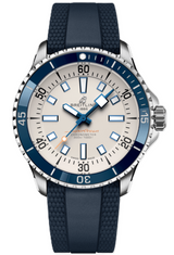 Breitling Superocean Srebrny 42mm Stal A17375E71G1S1