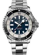 Breitling Superocean Niebieski 44mm Stal A17376211C1A1