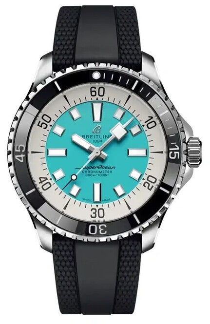 Breitling Superocean Niebieski 44mm Stal A17376211L2S1