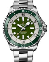 Breitling Superocean Zielony 44mm Stal A17376A31L1A1