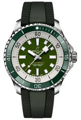 Breitling Superocean Zielony 44mm Stal A17376A31L1S1