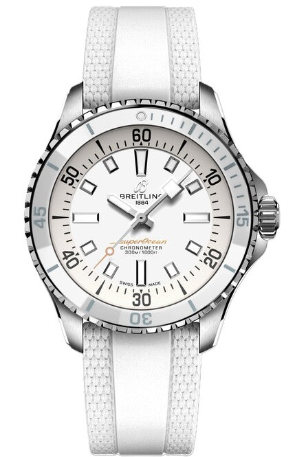 Breitling Superocean Bialy 36mm Stal A17377211A1S1