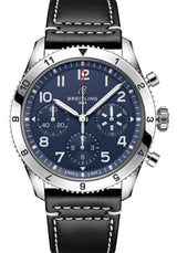 Breitling Classic AVI Niebieski 42mm Stal A233801A1C1X1