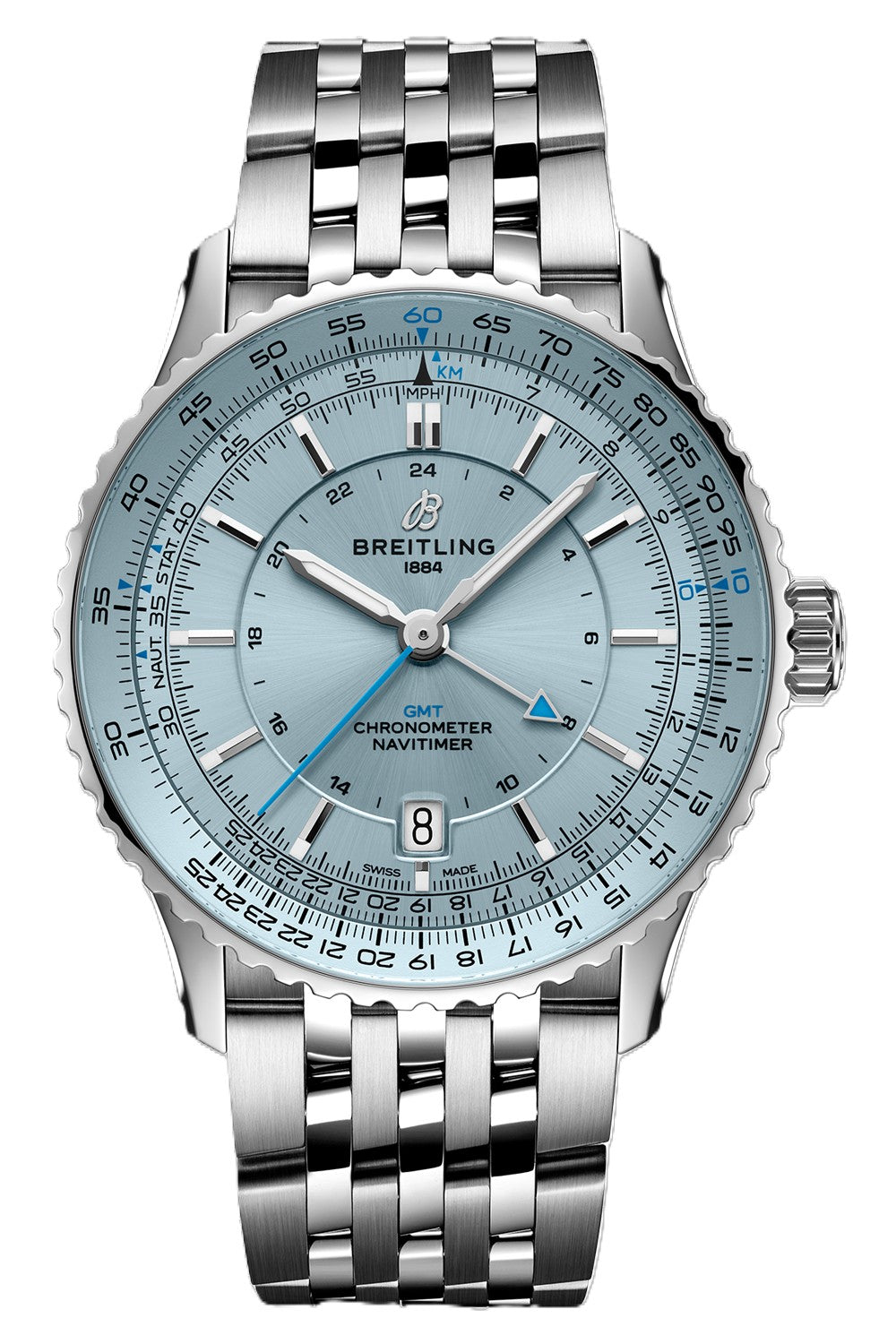 Breitling Navitimer Niebieski 41mm Stal A32310171C1A1