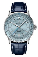 Breitling Navitimer GMT Niebieski 41 mm Stal A32310171C1P1
