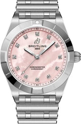 Breitling Chronomat Masa perłowa 28 mm Stal A72310101K1A1