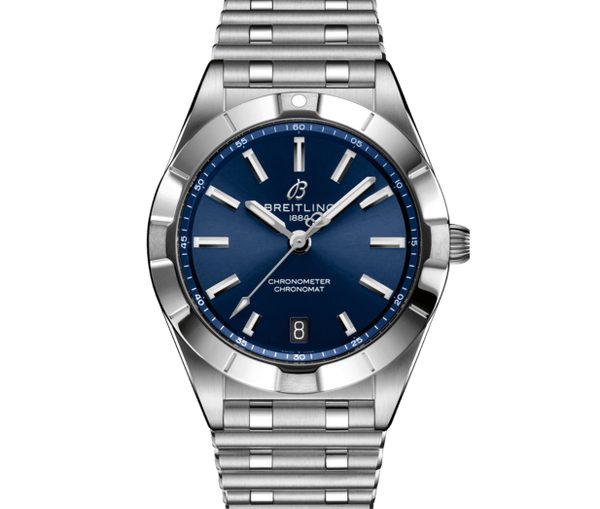 Breitling Steel Blue Chronomat 32 mm