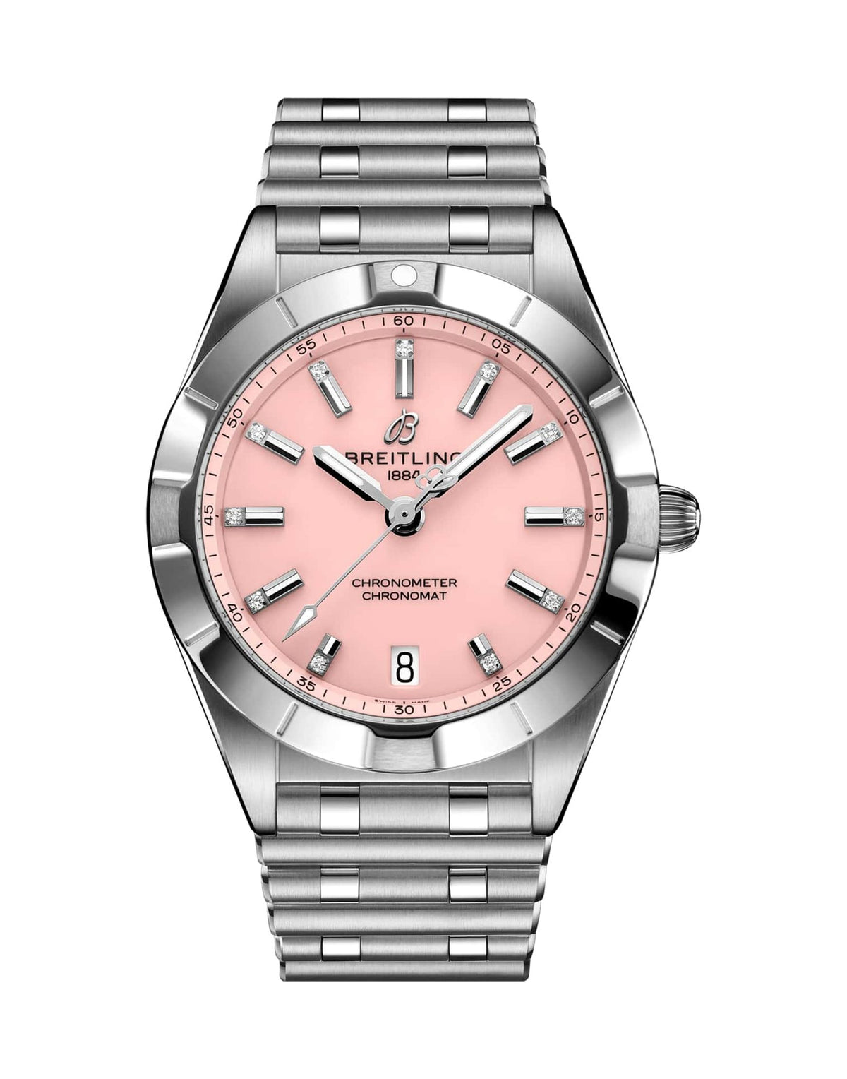 Breitling Chronomat Różowy 32mm Stal A77310101K1A1
