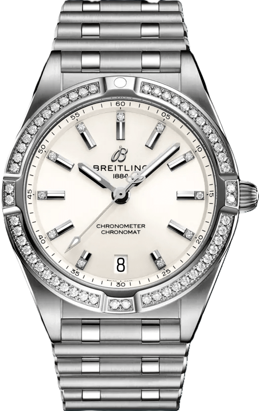 Breitling Chronomat Bialy 32mm Stal A77310591A1A1
