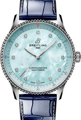 Breitling Navitimer Niebieski 32 mm Stal A77320171C1P1