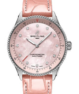 Breitling Navitimer Różowy 32 mm Stal A77320D91K1P1