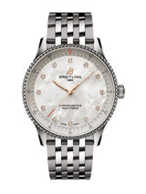 Breitling Navitimer Bialy 32mm Stal A77320E61A2A1
