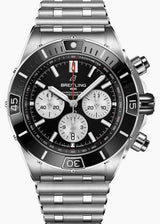 Breitling Super Czarny 44mm Stal AB0136251B1A1