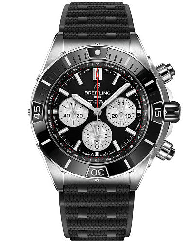 Breitling Super Czarny 44mm Stal AB0136251B1A2