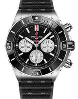 Breitling Super Czarny 44mm Stal AB0136251B1S1
