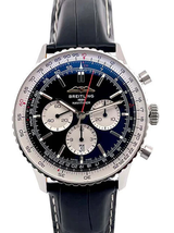 Breitling Navitimer Czarny 46mm Stal AB0137211B1P1