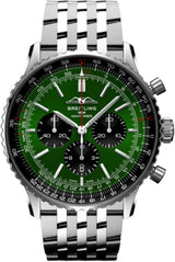 Breitling Navitimer 1 B01 Chronograph Zielony 46mm Stal AB0137241L1A1