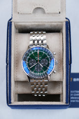 Breitling Navitimer 1 B01 Chronograph Zielony 46mm Stal AB0137241L1A1