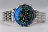 Breitling Navitimer 1 B01 Chronograph Zielony 46mm Stal AB0137241L1A1